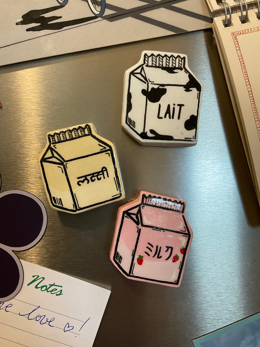 LOT 3 AIMANTS / BRIQUES DE LAIT